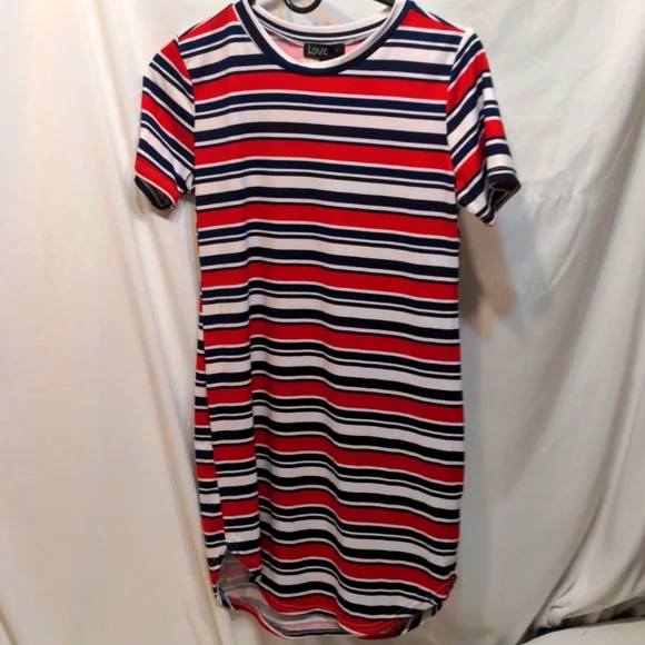 Love Dresses | Love Red White and Blue Striped Dress | Color: Red/White | Size: M | Darbie880'S Closet